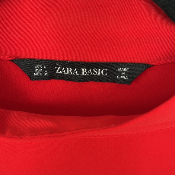 Pearled Red blouse - Picture 3 of 4